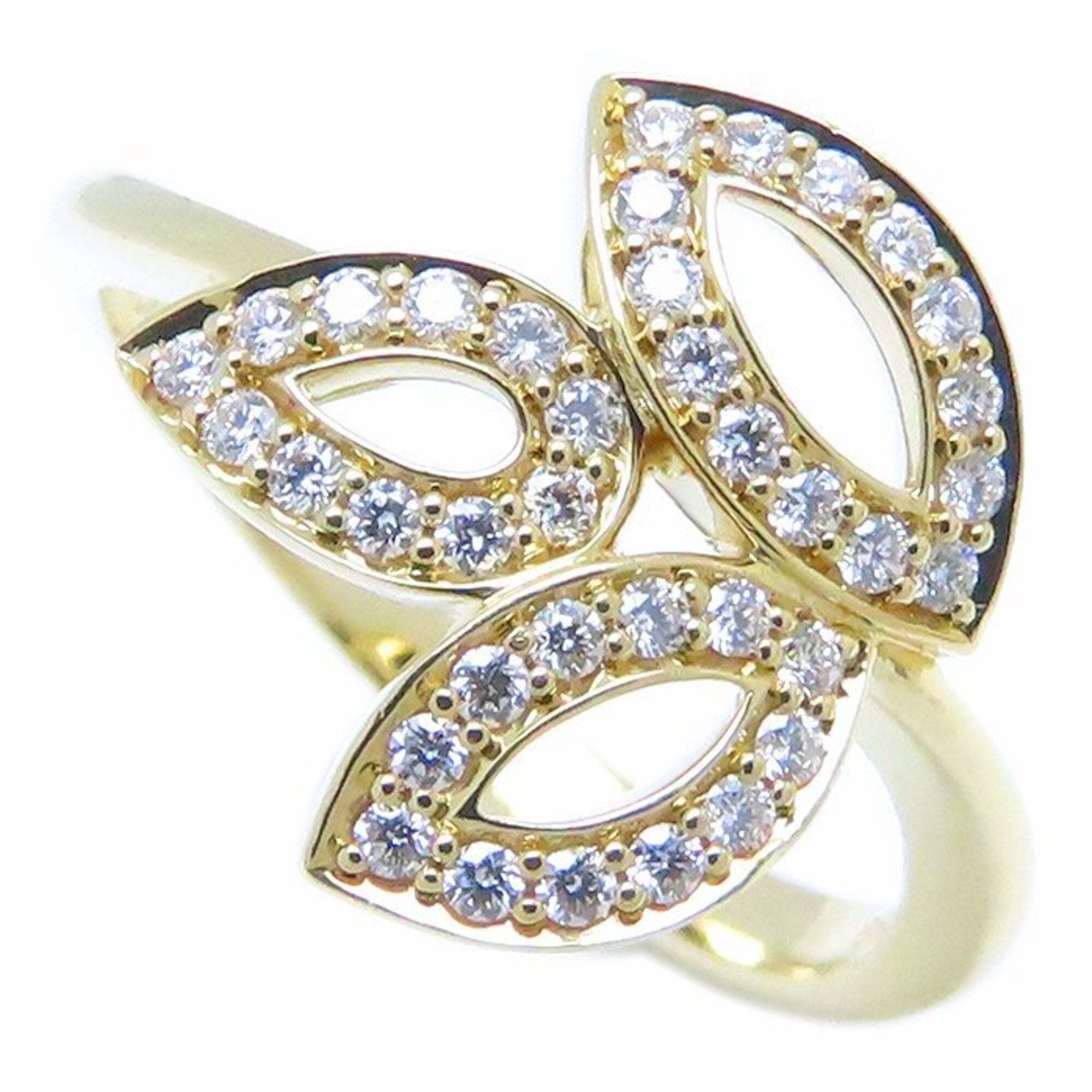 Harry Winston Lily Cluster Mini Ring With Diamonds In 18k Yellow Gold, Women'...